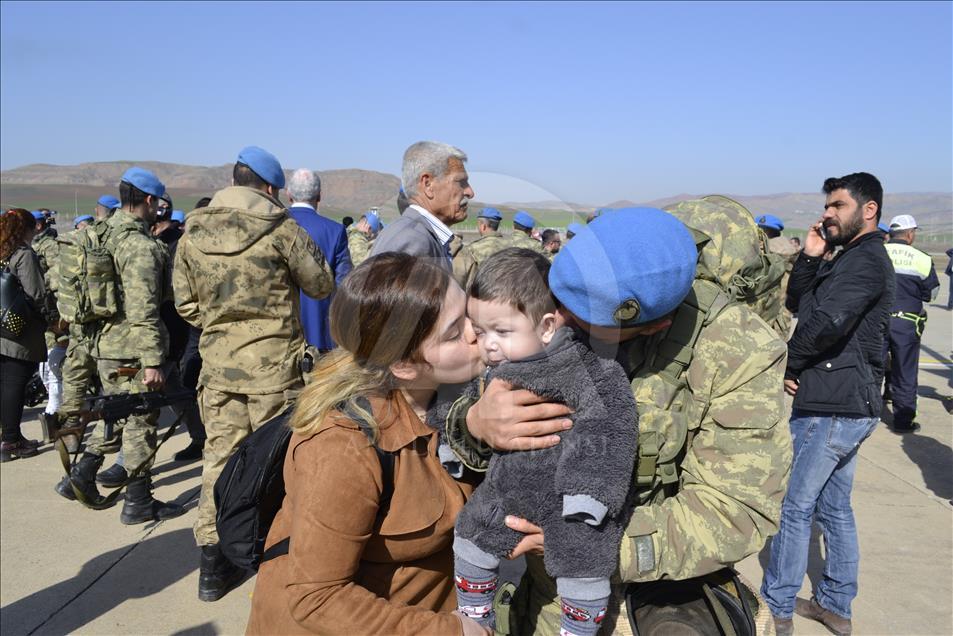 Siirt'ten Komandolar dualarla Afrin'e uğurlandı