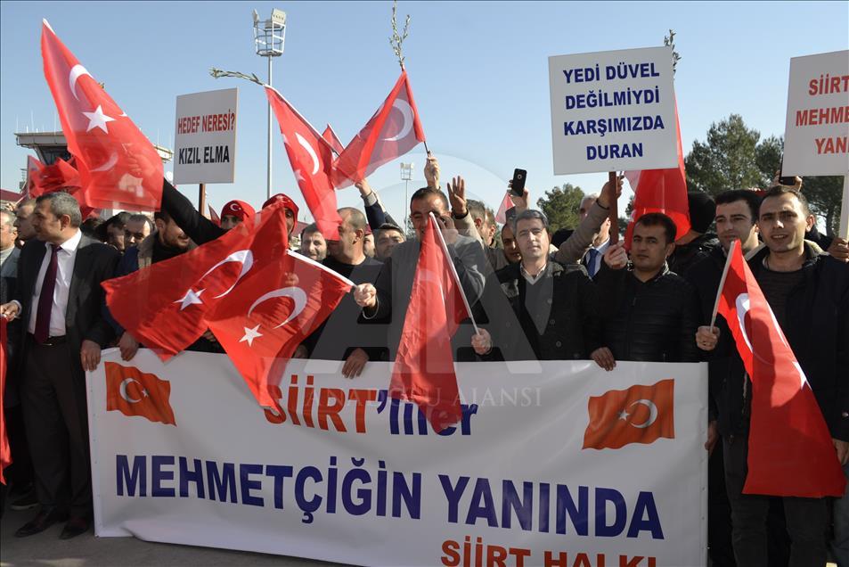 Siirt'ten Komandolar dualarla Afrin'e uğurlandı