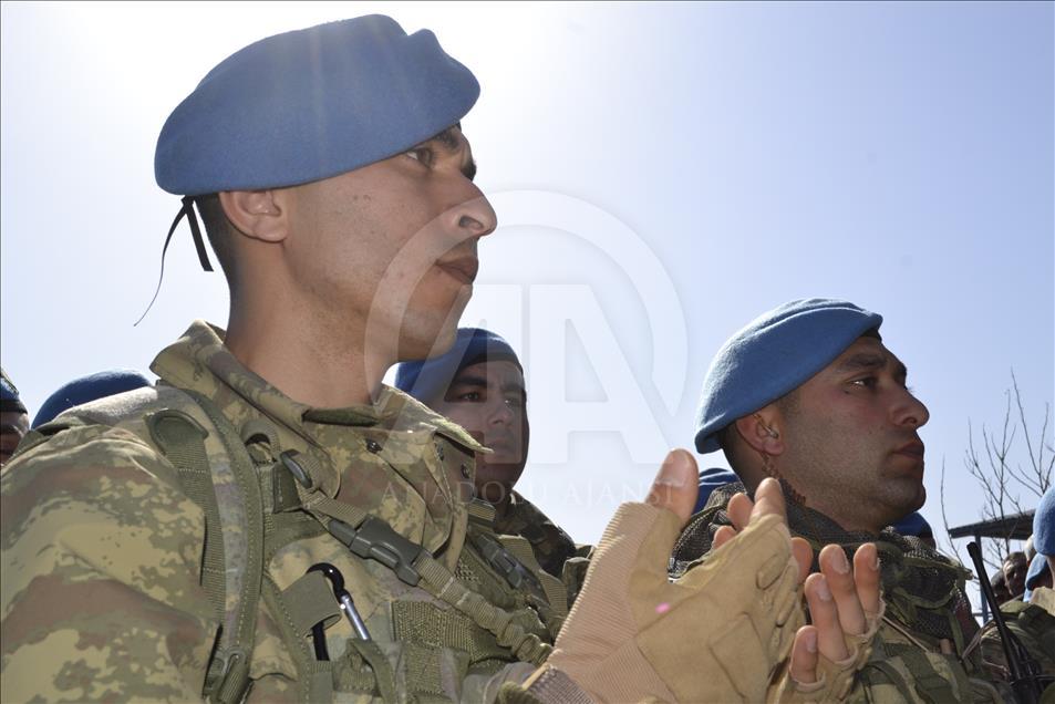 Siirt'ten Komandolar dualarla Afrin'e uğurlandı