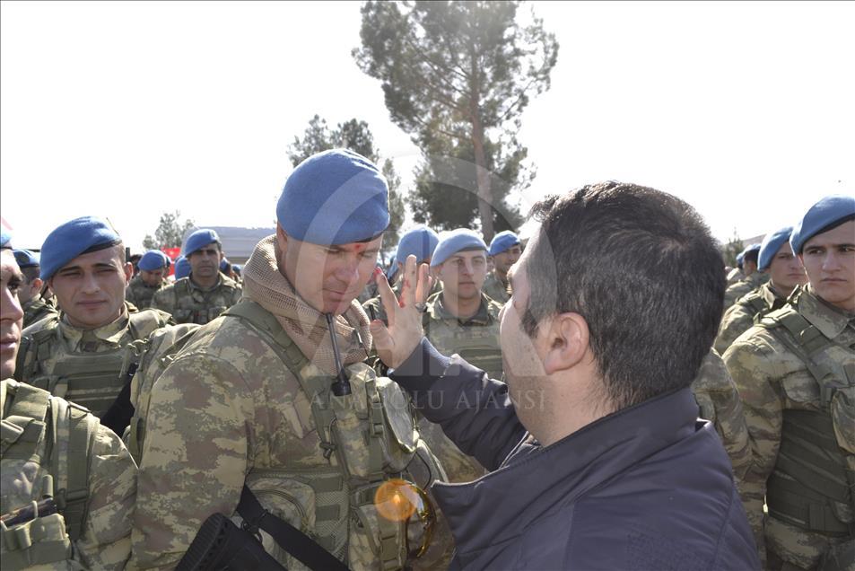 Siirt'ten Komandolar dualarla Afrin'e uğurlandı