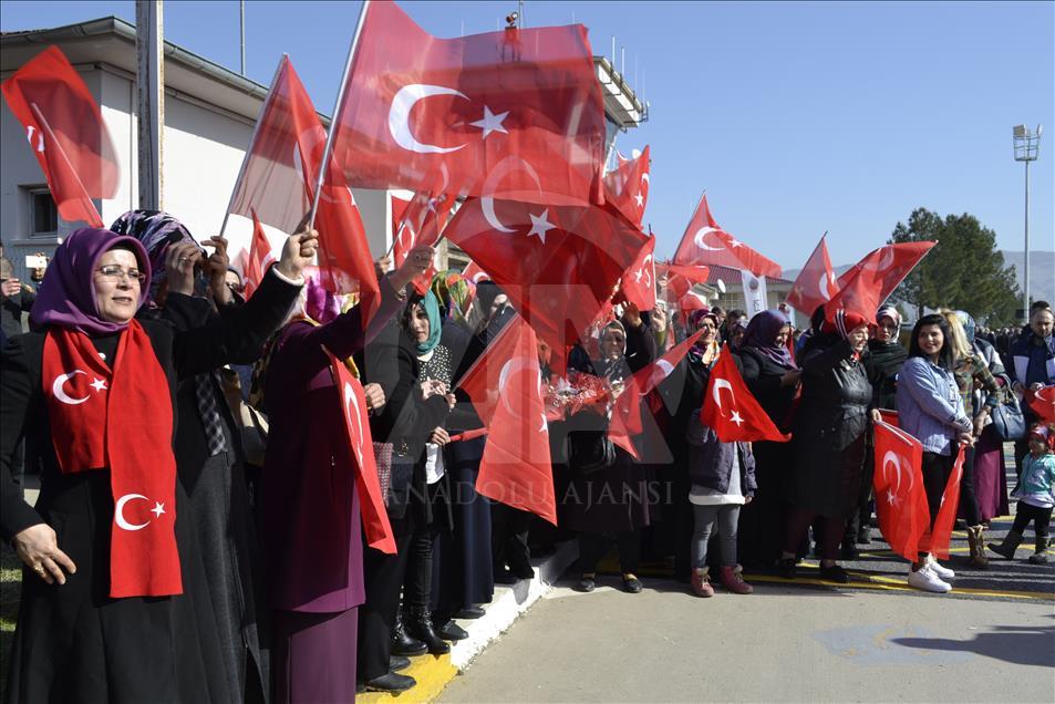 Siirt'ten Komandolar dualarla Afrin'e uğurlandı