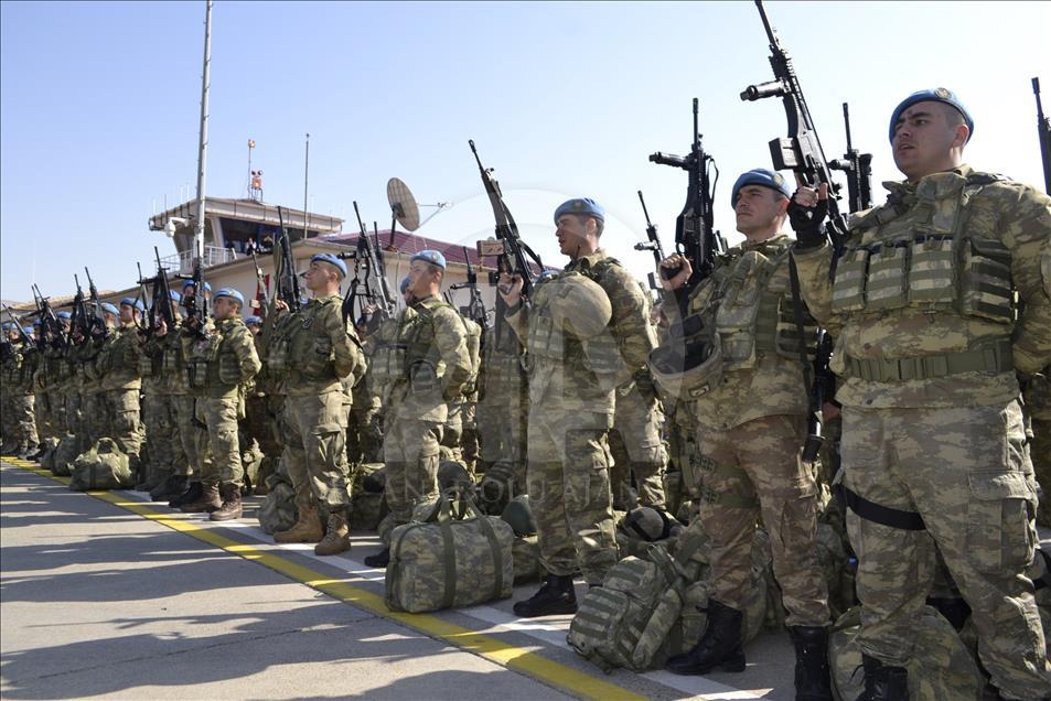 Siirt'ten Komandolar dualarla Afrin'e uğurlandı