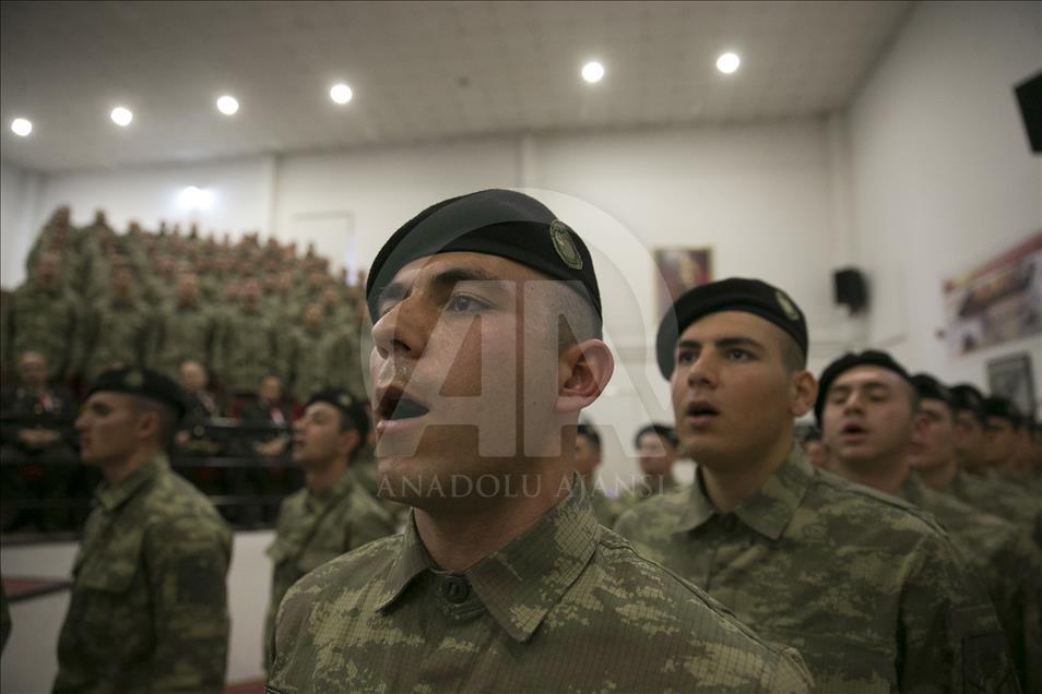 Uzman erbaşlar yemin etti