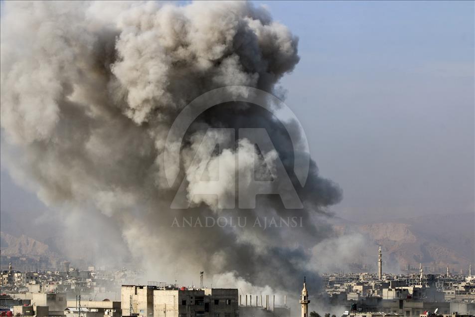 Esed rejiminin Doğu Guta'ya saldırılarında 9 sivil daha öldü
