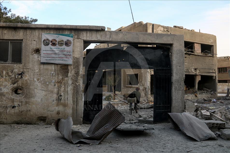 Esed rejiminin Doğu Guta'ya saldırılarında 9 sivil daha öldü
