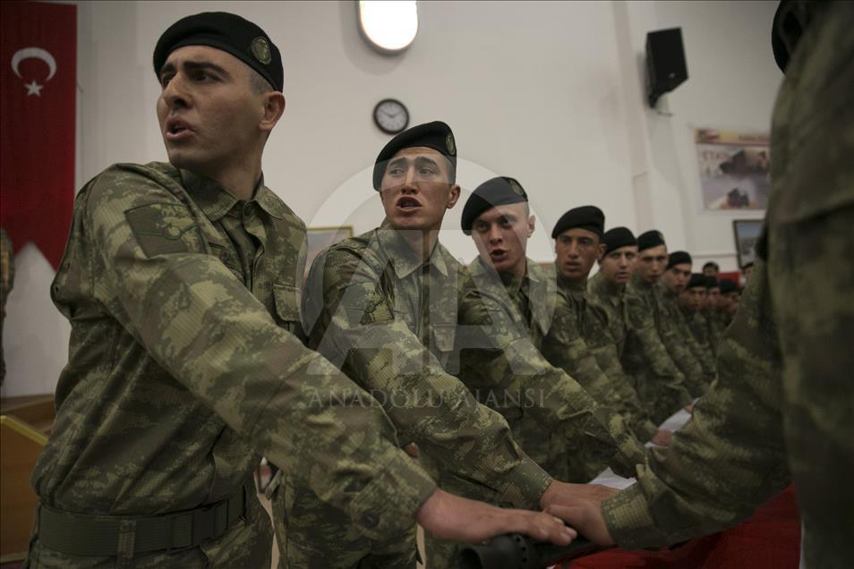 Uzman erbaşlar yemin etti