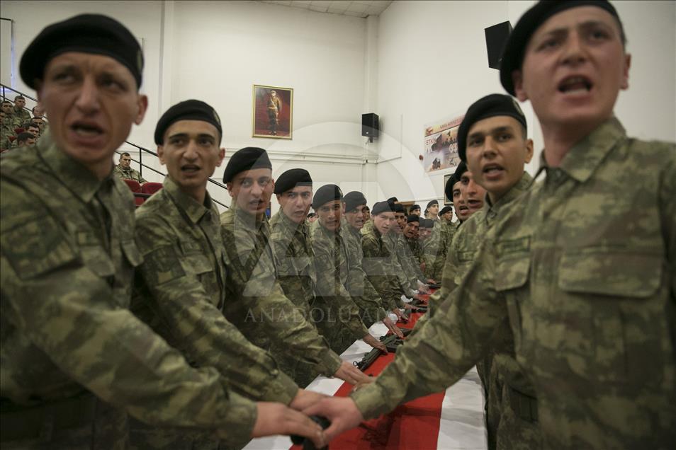 Uzman erbaşlar yemin etti