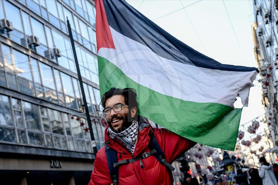 Judío Sueco camina por la causa palestina