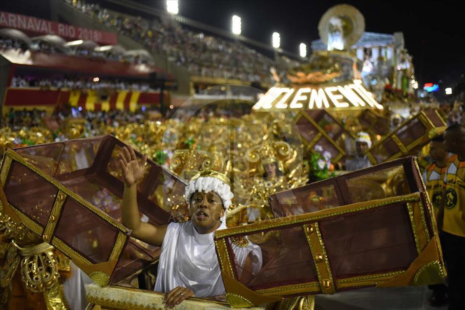 Así fue el desfile de las escuelas de samba en el Carnaval de Río de Janeiro, Brasil
