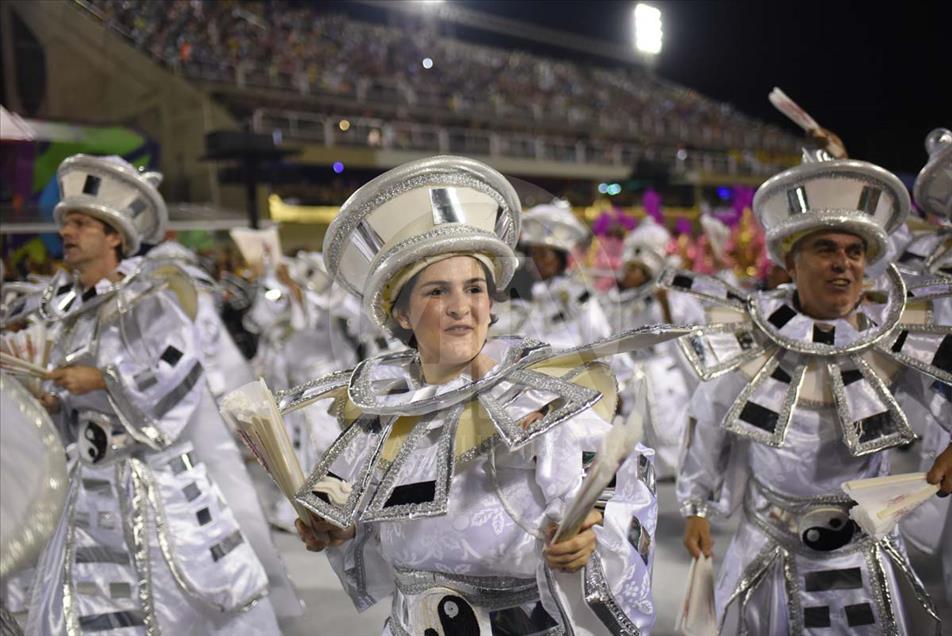 Así fue el desfile de las escuelas de samba en el Carnaval de Río de Janeiro, Brasil