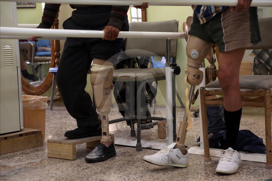 Irak'taki çatışmaların engelli mağdurları
