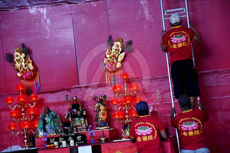 Vihara Dharma Bhakti berbenah jelang Imlek