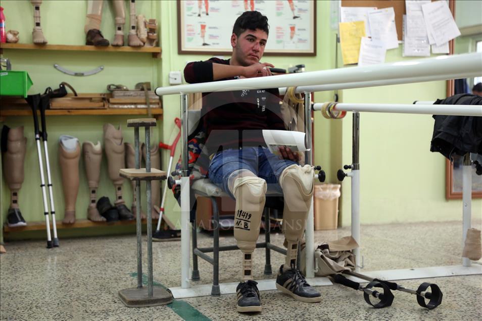 Irak'taki çatışmaların engelli mağdurları

