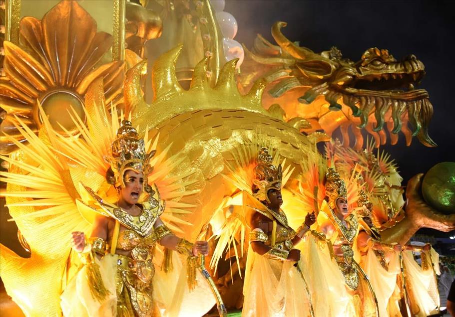 Así fue el desfile de las escuelas de samba en el Carnaval de Río de Janeiro, Brasil