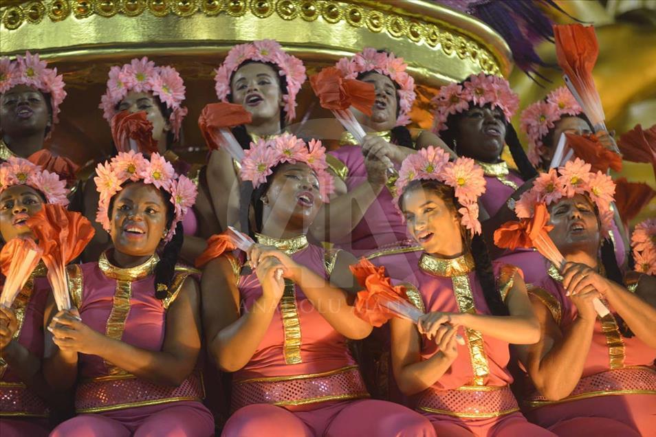 Así fue el desfile de las escuelas de samba en el Carnaval de Río de Janeiro, Brasil