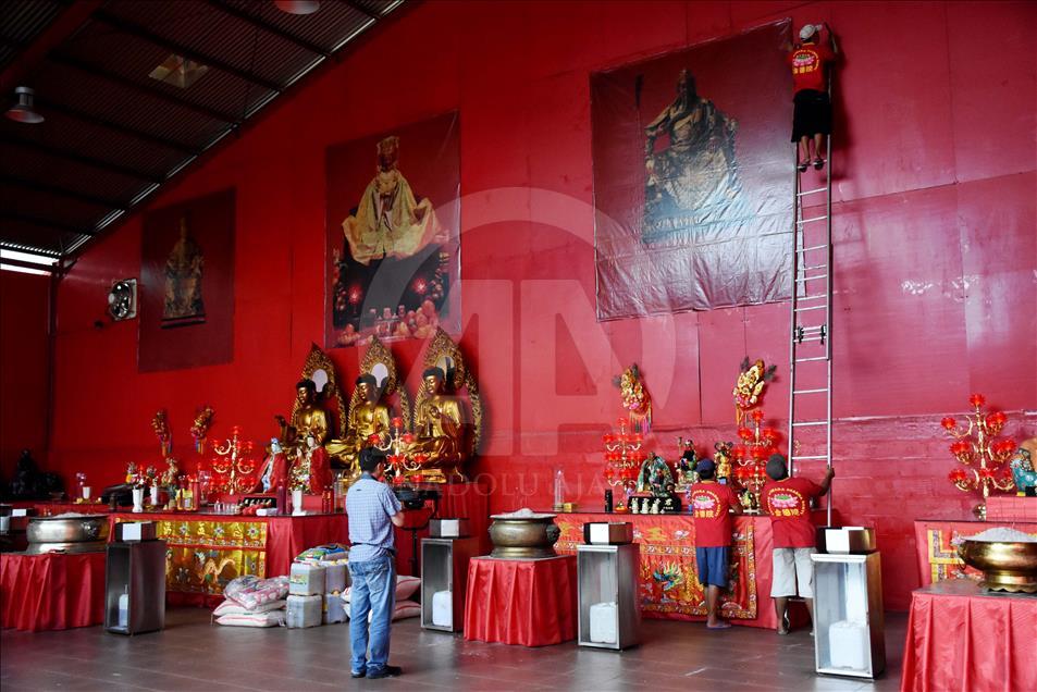 Vihara Dharma Bhakti Berbenah Jelang Imlek - Anadolu Ajansı