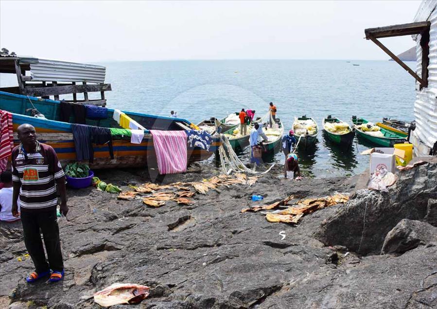 La vida de los pescadores en la isla de Migingo, en disputa entre Kenia y Uganda