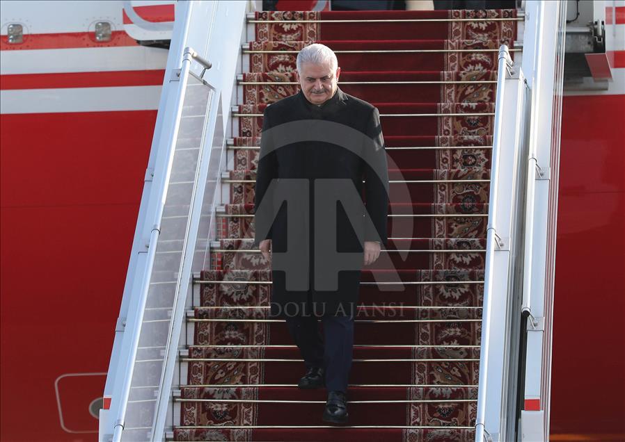 Başbakan Yıldırım Belarus'a geldi
