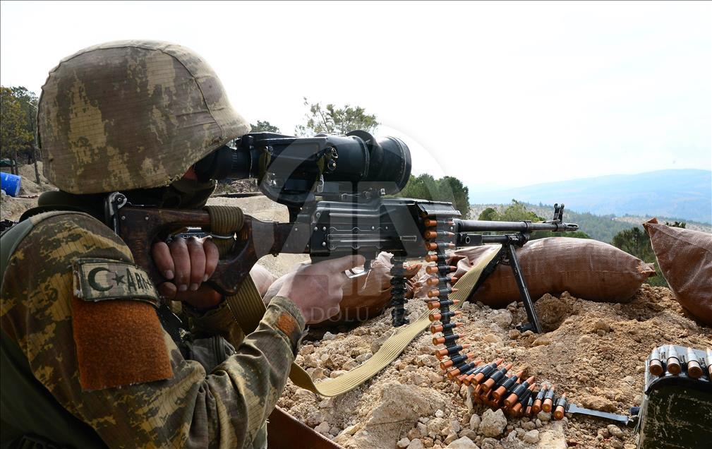 Burseya Dağı'nda eller tetikte