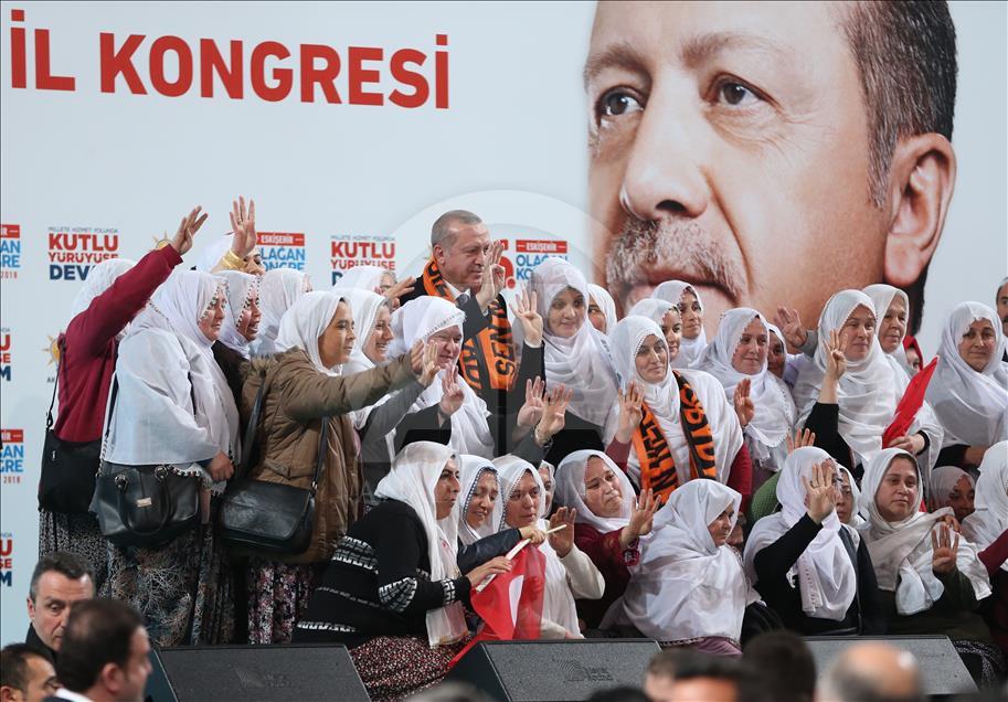 Cumhurbaşkanı ve AK Parti Genel Başkanı Erdoğan, Eskişehir'de