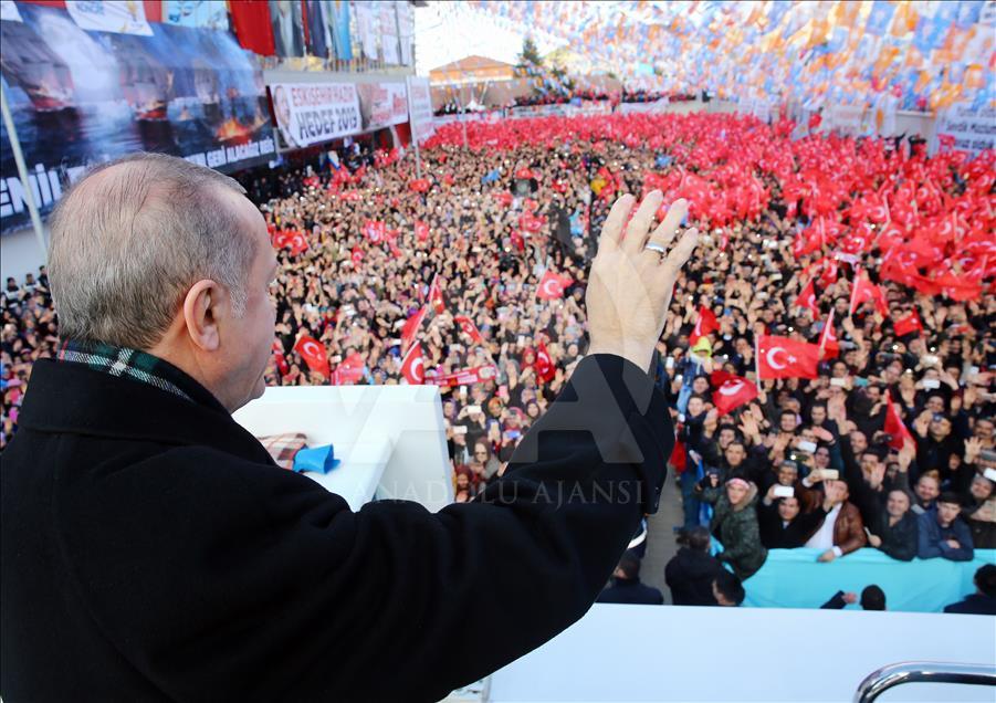 Cumhurbaşkanı Erdoğan Eskişehir'de