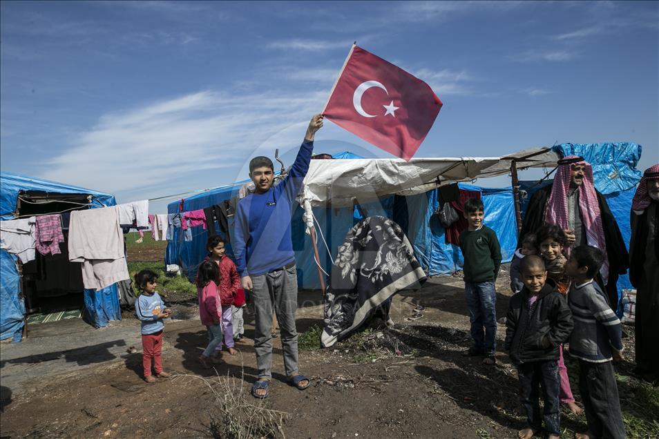 Cinderesli aileler Türkiye'ye sığındı
