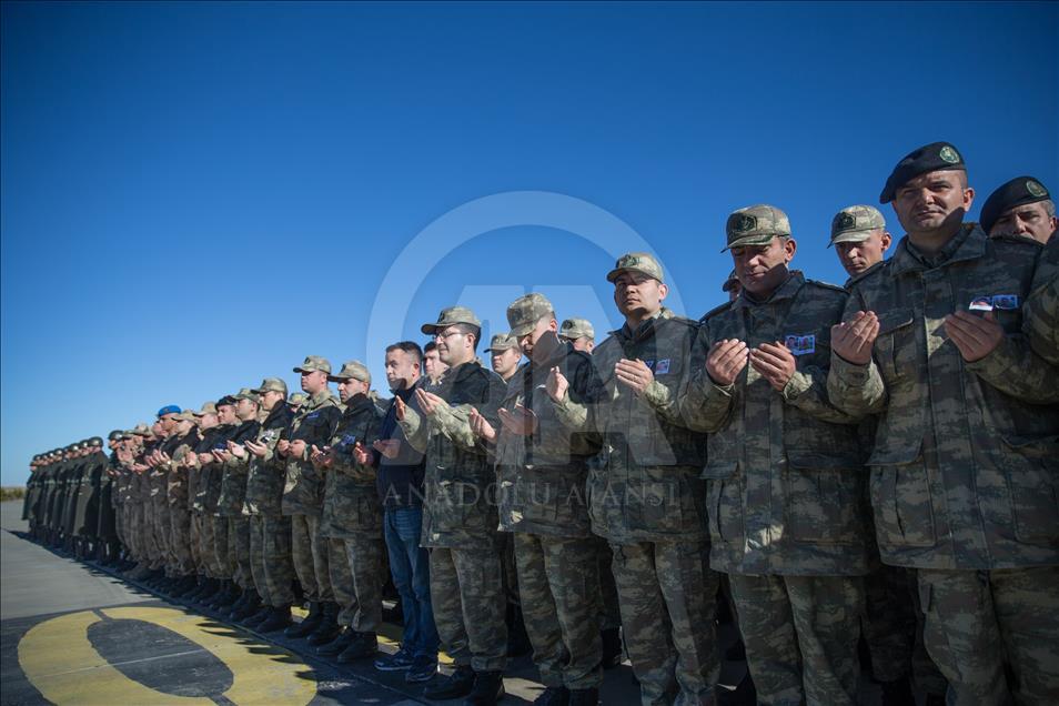 Şanlıurfa'da şehit iki asker için tören