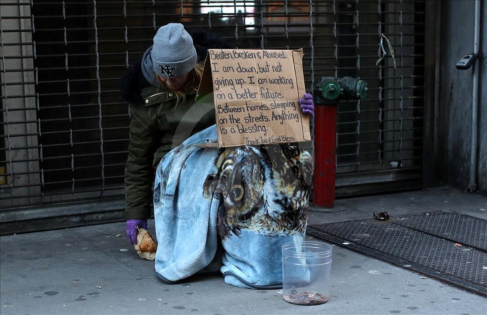 Dingin Paman Sam yang gigit para penggelandang