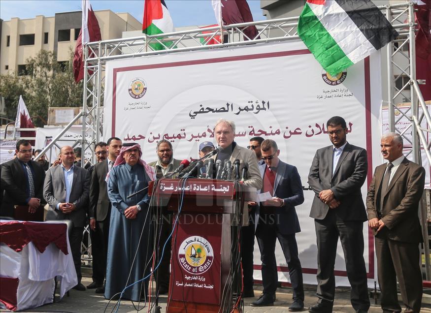 Katar'dan Gazze'ye 9 milyon dolarlık yardım
