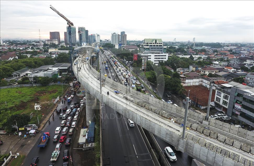 Cakarta'da ulaşım altyapı çalışmaları