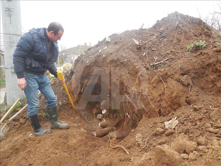Predha të paaktivizuara artilerike gjenden në afërsi të Gjevgjelisë
