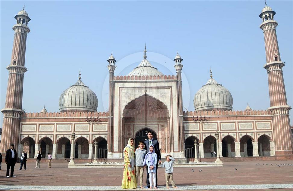 Visita del primer ministro canadiense, Justin Trudeau, a India