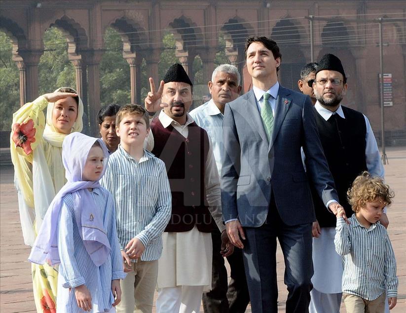 Visita del primer ministro canadiense, Justin Trudeau, a India