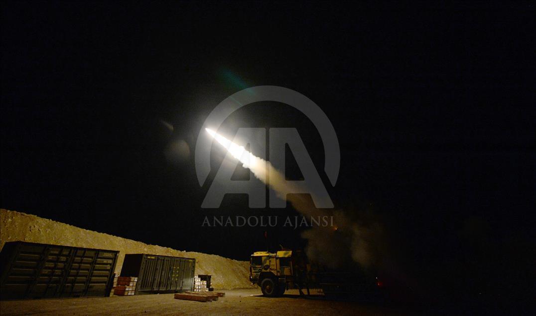 TSK, Afrin'e ilerleyen terör örgütü konvoyunu vurdu 