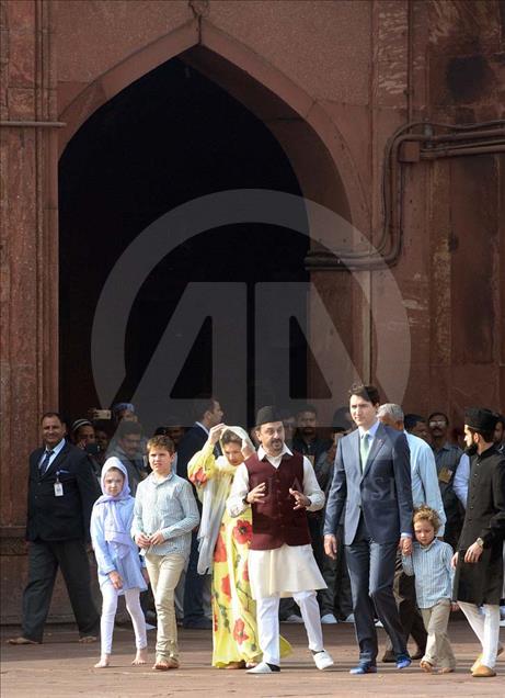 Visita del primer ministro canadiense, Justin Trudeau, a India