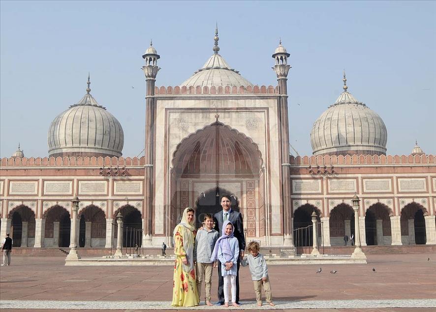 Visita del primer ministro canadiense, Justin Trudeau, a India