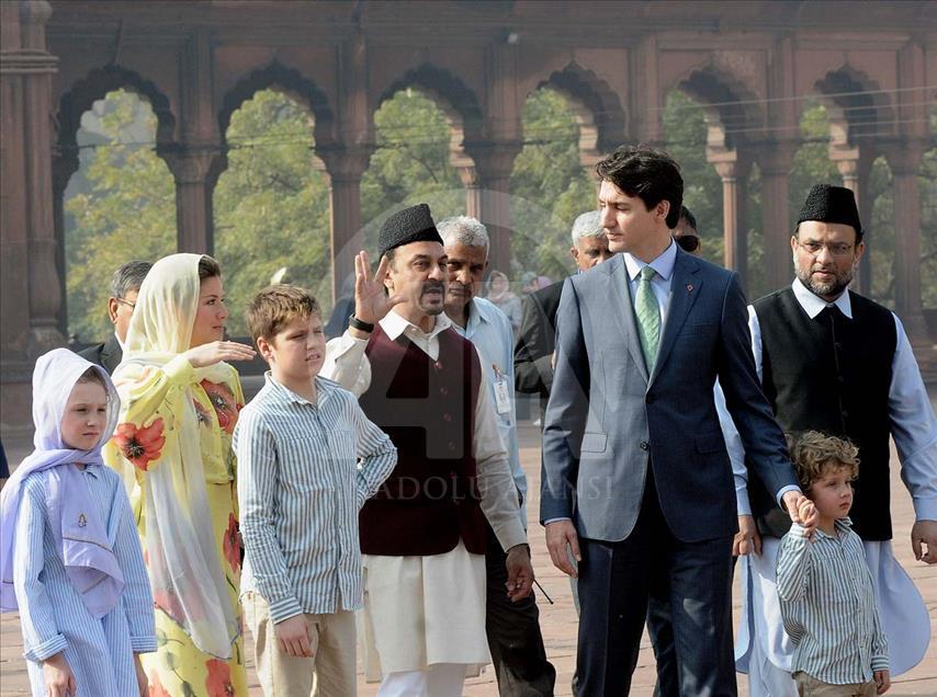 Visita del primer ministro canadiense, Justin Trudeau, a India
