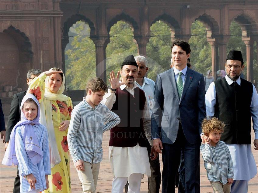 Visita del primer ministro canadiense, Justin Trudeau, a India