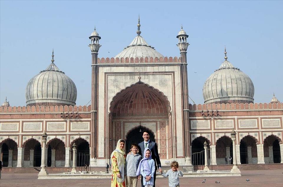 Visita del primer ministro canadiense, Justin Trudeau, a India