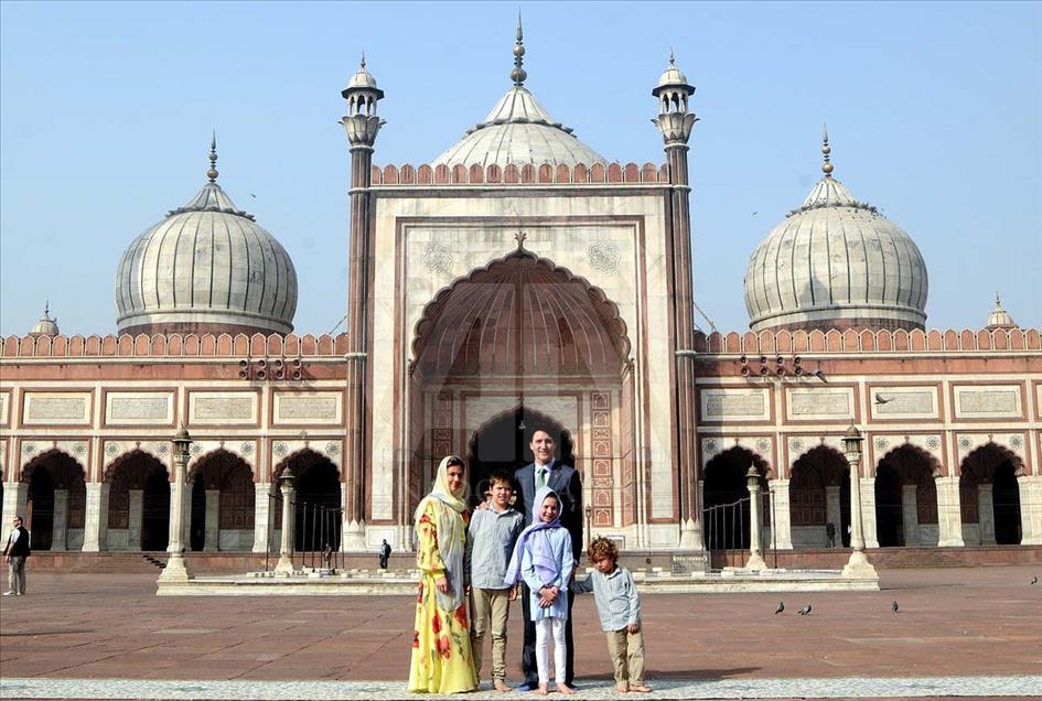 Visita del primer ministro canadiense, Justin Trudeau, a India