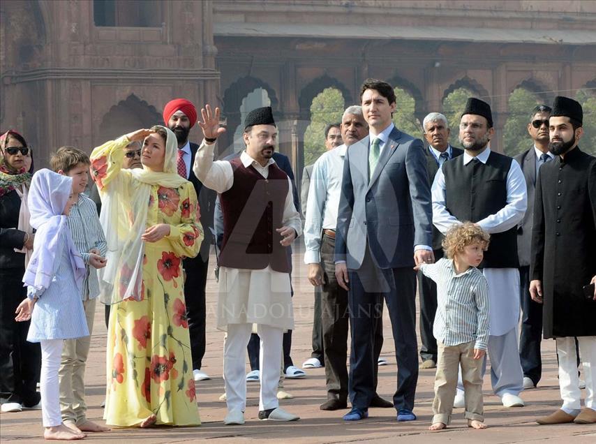 Visita del primer ministro canadiense, Justin Trudeau, a India
