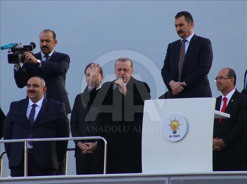 Cumhurbaşkanı ve AK Parti Genel Başkanı Erdoğan, Osmaniye'de