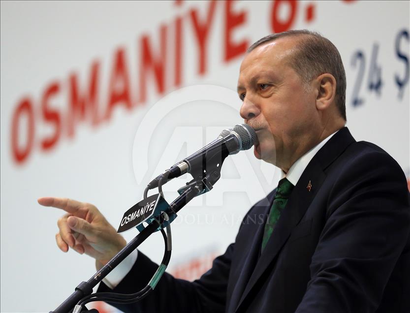 Cumhurbaşkanı Erdoğan Osmaniye'de
