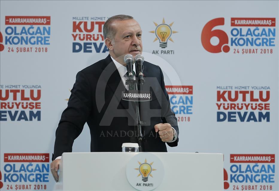 Cumhurbaşkanı Recep Tayyip Erdoğan, Kahramanmaraş’ta