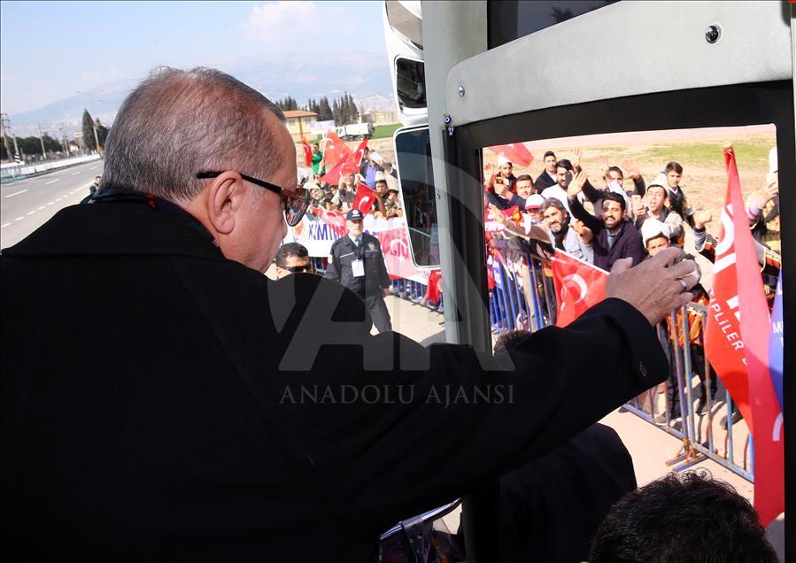 Cumhurbaşkanı Recep Tayyip Erdoğan, Kahramanmaraş’ta