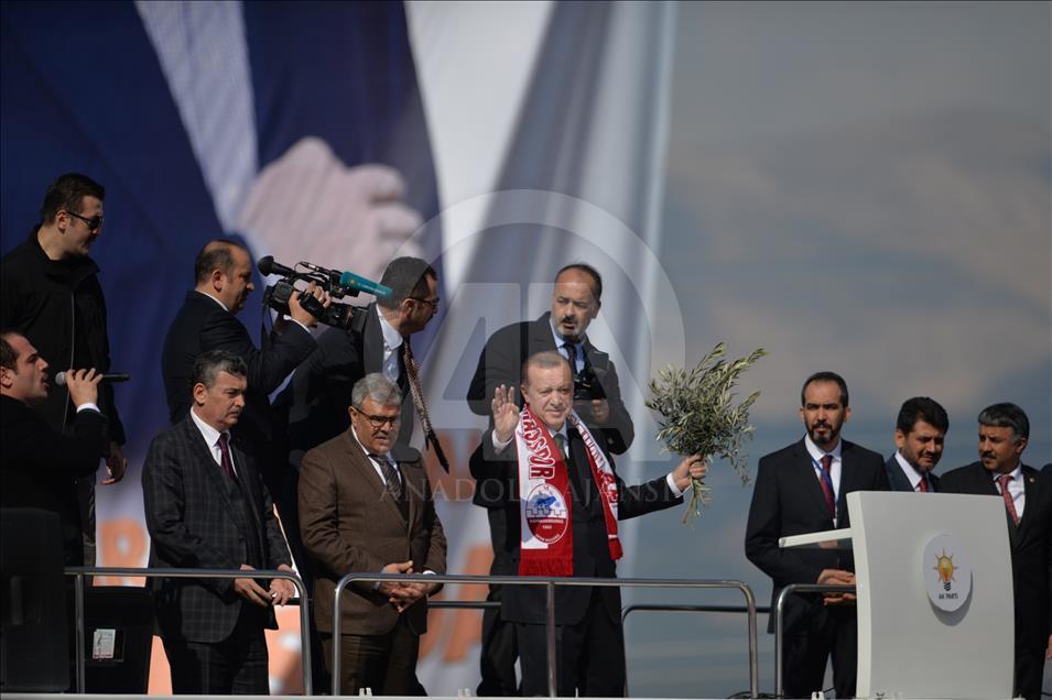 Cumhurbaşkanı Erdoğan Kahramanmaraş'ta 