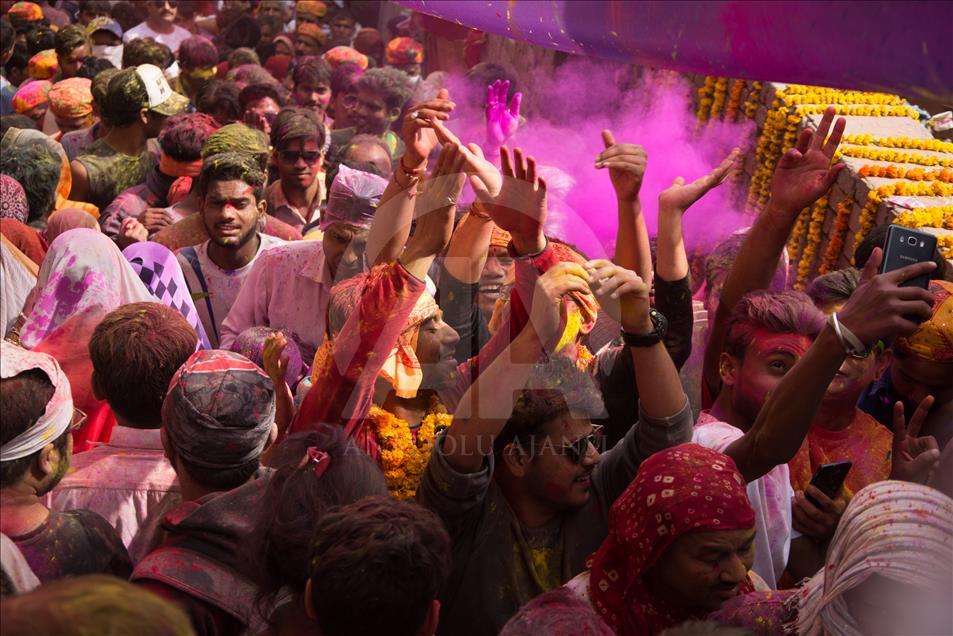 Hindistan'da Holi Festivali