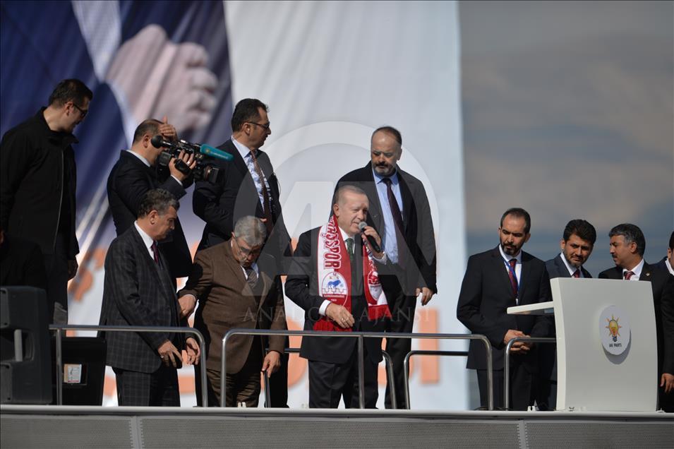 Cumhurbaşkanı Erdoğan Kahramanmaraş'ta 
