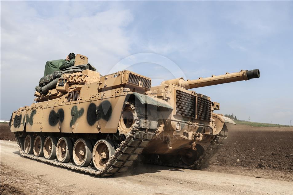 ارتش ترکیه مواضع تروریست ها در عفرین را هدف قرار داد