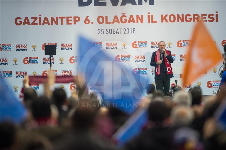 Cumhurbaşkanı Erdoğan, Gaziantep’te 